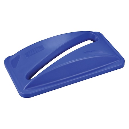 Global Industrial Recycling Paper Lid, Blue, Plastic, 20 W/Dia 261903BL